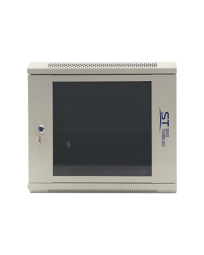 ST-NC9U600 (серый) С ПОЛКОЙ. Шкаф телекоммуникационный 19 настенный 9U. Space Technology в Керчи