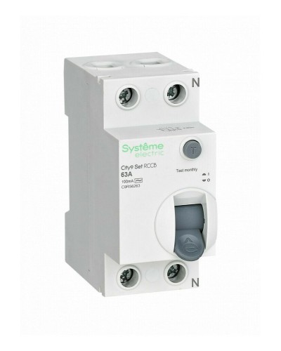 City9 Set 63А 2P 100мА AC 230В (C9R56263). Выключатель дифференциального тока. Systeme Electric в Керчи