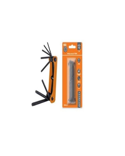 Набор ключей TORX раскладной 8шт.: T9-T40, углеродистая сталь Гранит TDM (SQ1020-0211). Набор ключей. TDM ЕLECTRIC в Керчи