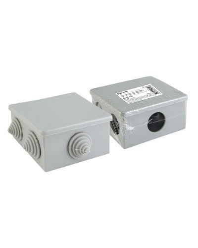 Распаячная коробка ОП 80х80х40мм, крышка, IP44, 6 вх. TDM (SQ1401-1235). Распаячная коробка ОП. TDM ЕLECTRIC в Керчи