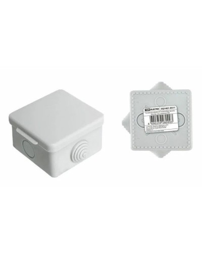 Коробка ОП 65х65х50мм, крышка,  IP54, 4вх. (SQ1401-0111). Распаячная коробка. TDM ЕLECTRIC в Керчи
