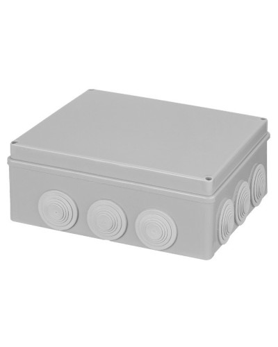 Распаячная коробка ОП 240х190х90мм, крышка, IP55, 12 гермовводов TDM (SQ1401-1143). Распаячная коробка ОП. TDM ЕLECTRIC в Керчи