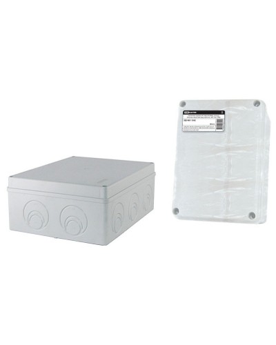 Коробка ОП 240х195х90мм, крышка, IP55, кабельные вводы d28-3шт, d37-2шт (SQ1401-1272). Распаячная коробка. TDM ЕLECTRIC в Керчи