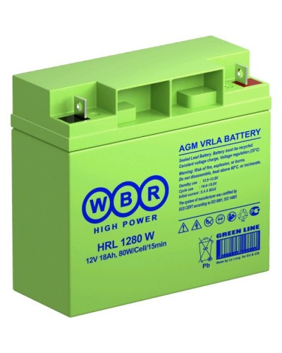 WBR HRL1280W. Аккумулятор герметичный свинцово-кислотный. WBR в Керчи