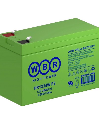 WBR HR1234W F2. Аккумулятор герметичный свинцово-кислотный. WBR в Керчи