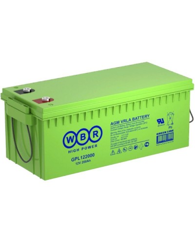 WBR GPL122000. Аккумулятор герметичный свинцово-кислотный. WBR в Керчи