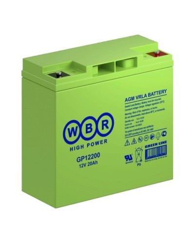 WBR GP12200. Аккумулятор герметичный свинцово-кислотный. WBR в Керчи