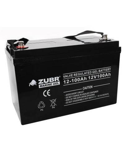 ZUBR MARINE GEL NPG 12-100 (12V, 100Ah). Аккумулятор герметичный свинцово-кислотный. ZUBR в Керчи