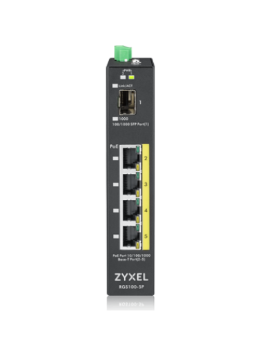 RGS100-5P-ZZ0101F. Промышленный PoE+ коммутатор. ZYXEL в Керчи