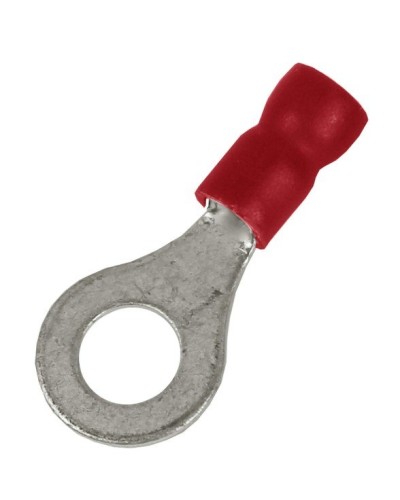 Наконечник НКИ 0,25-1,5 М10 (D10,5мм) с отверстием под винт (100 шт) (2A10P-EE-PVC). Наконечник с отверстием под винт и изолированным фланцем ПВХ. ДКС в Керчи