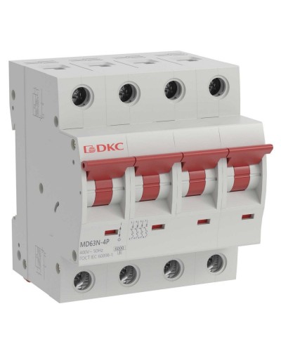 YON max MD63N 4P 6А 6кА C (MD63N-4PC6). Автоматический выключатель. ДКС в Керчи