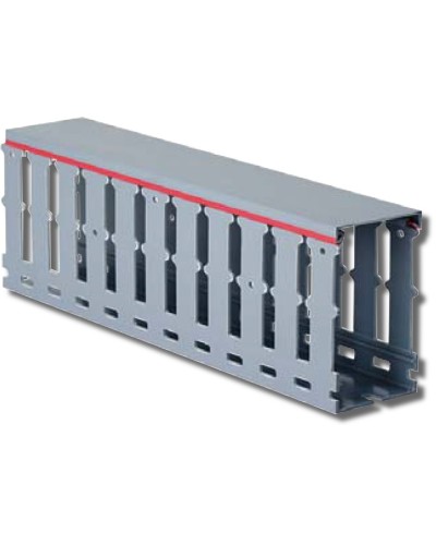 Короб перфорированный 80x40 RL12 (00163RL) серый: Короб перфорированный с крышкой в Керчи