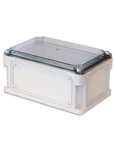 Корпус RAM box 300х150х146, высота крышки 21 мм, IP67 (531211). Корпус с фланцами и прозрачной крышкой, без монтажной платы. ДКС в Керчи