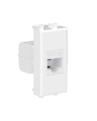 Розетка RJ-45 Avanti 1 модуль белое облако (4400661): Розетка компьютерная, без шторки модульная, кат.5е в Керчи
