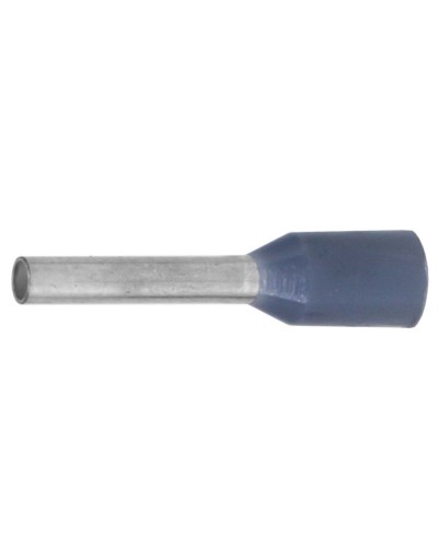 Наконечник-гильза НШВИ 0.75-06, серый (100 шт) (IF0.75-06GR). Наконечник-гильза с изолированным фланцем. ДКС в Керчи
