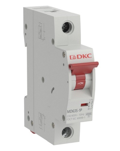 YON max MD63S 1P 6А 4,5кА C (MD63S-1PC6). Автоматический выключатель. ДКС в Керчи