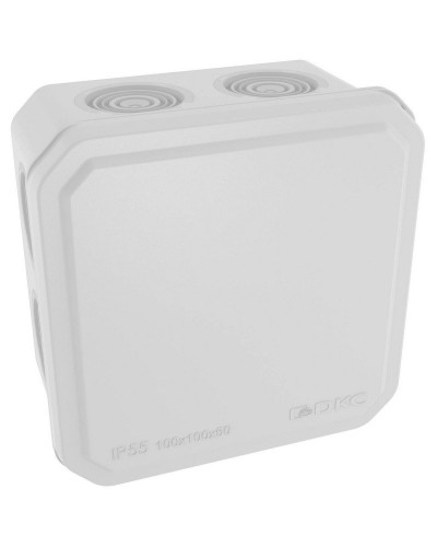 Коробка ответвительная с кабельными вводами IP55, 100х100х50 (53800). Коробка ответвительная. ДКС в Керчи