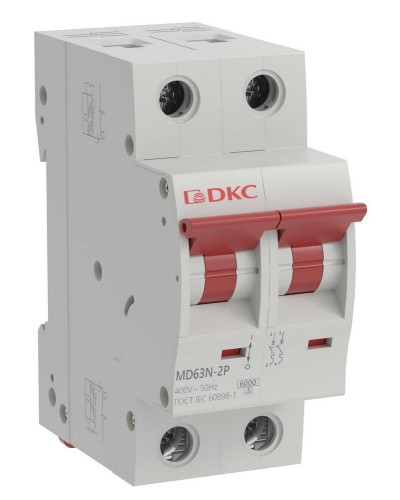 YON max MD63N 2P 16А 6кА C (MD63N-2PC16). Автоматический выключатель. ДКС в Керчи
