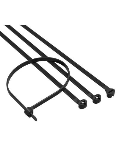 Хомут 3,6x300 P6.6, черный (100шт) (21310SR): Хомут с двойным замком в Керчи