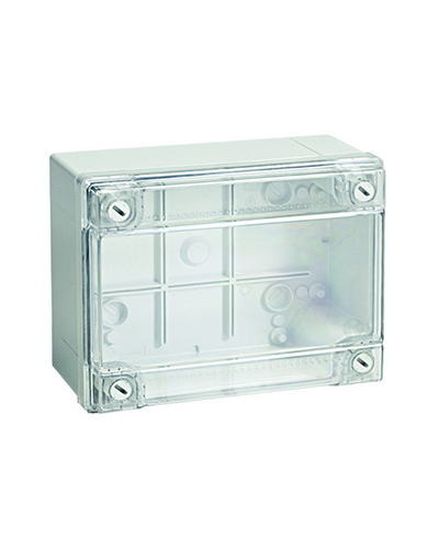 Коробка ответвительная с гладкими стенками IP56, 300х220х120 (54320). Коробка ответвительная с гладкими стенками и прозрачной крышкой. ДКС в Керчи