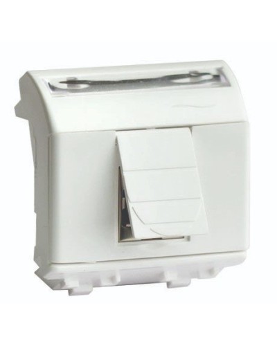 Розетка RJ-45 Brava 2 модуля слоновая кость (75655S): Розетка компьютерная с двумя разъёмами в Керчи