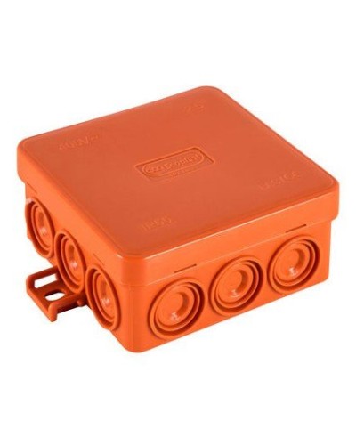 Коробка JBL085 85х85х38, 12 вых., 6P (0,15...2,5мм²) (43255HF): Коробка монтажная, огнестойкая, без галогена в Керчи