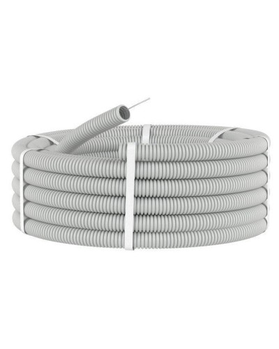 Труба HFFR тяжелая D40, серая (21140HF-GR): Труба гофрированная, с зондом, не распространяющая горение, без галогена в Керчи