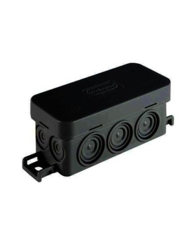 Коробка JBL090 90х42х40, 10 вых., IP55, черная (44055BL-1). Коробка монтажная. Экопласт в Керчи