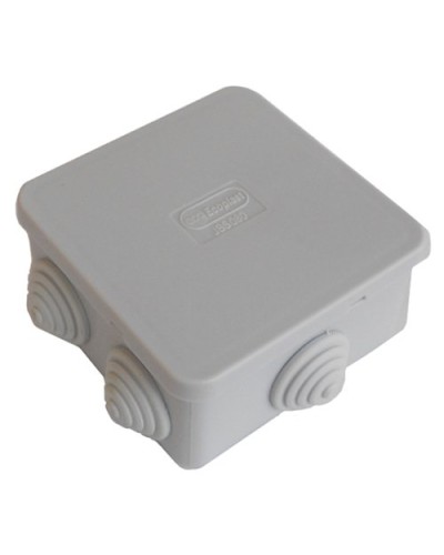 Коробка JBS080 85х85х40, 6 вых, IP44, серая (44006). Коробка монтажная. Экопласт в Керчи