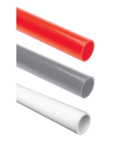Ecoplast труба ПВХ гладкая, для аспирационной системы, D25, красная (33025-RD). Труба для аспирационной системы. Экопласт в Керчи