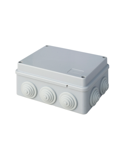 Коробка JBS150 150х110х70, 10 вых., IP55, серая (44009). Коробка монтажная. Экопласт в Керчи