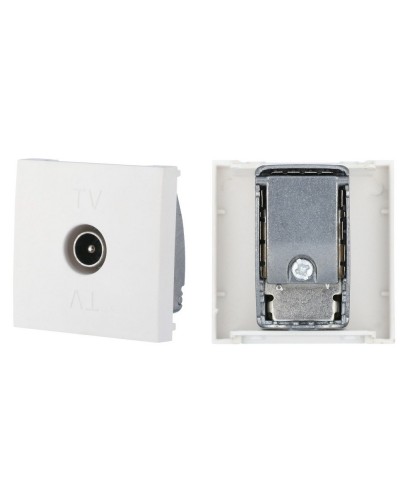 Розетка TV оконечная, белый LK45 (852104). Розетка TV. Экопласт в Керчи