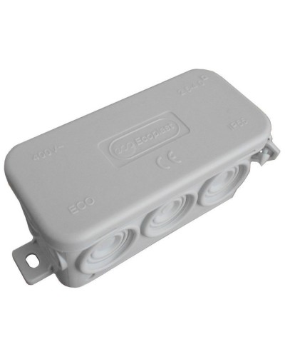 Коробка JBL090 90х42х40, 10 вых., IP55, белая (44055W-1). Коробка монтажная. Экопласт в Керчи