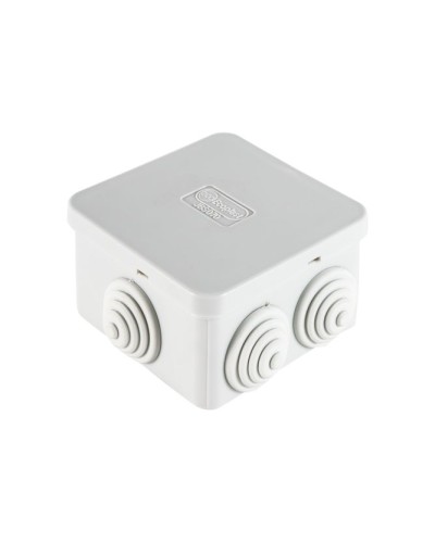 Коробка JBS070 70х70х40, 6 вых., IP44, белая (44056W-1). Коробка монтажная. Экопласт в Керчи