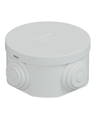 Коробка JBR065 D=65х35, 4 вых., IP44, белая (44004W-1). Коробка монтажная. Экопласт в Керчи