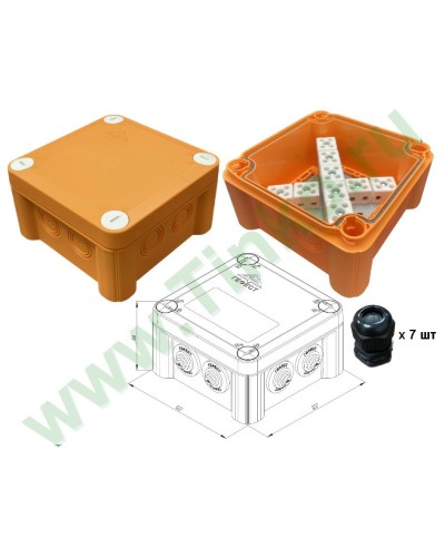 КМ-О-1212(П)(18к)-IP66(П6-12): Коробка монтажная огнестойкая в Керчи