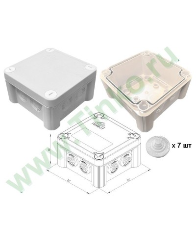 КМ-1212(П)-IP55. Коробка монтажная. Гефест в Керчи