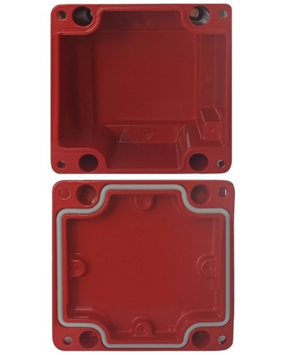 МКС Мороз, глухая, IP66/IP68, красный. Коробка коммутационная металлическая. Магнито-Контакт в Керчи