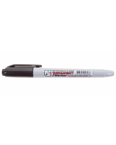Маркер перманентный Crown «Multi Marker Super Slim» 1 мм, черный, пулевидный (08-8001): Ручка для маркировки в Керчи