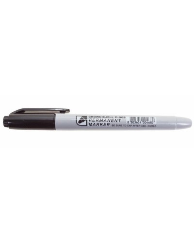 Маркер перманентный Crown «Multi Marker Slim» 2 мм, черный, пулевидный (08-8201): Ручка для маркировки в Керчи