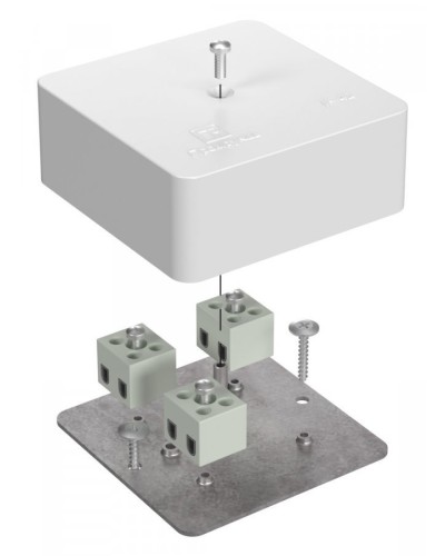 Коробка огнестойкая 75х75х30 (40-0450-FR1.5-6). Коробка огнестойкая для открытой установки. Промрукав в Керчи