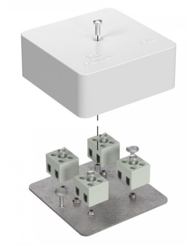 Коробка огнестойкая 75х75х30 (40-0450-FR2.5-8). Коробка огнестойкая для открытой установки. Промрукав в Керчи