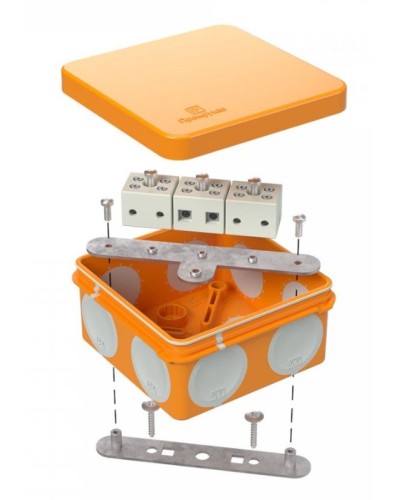 Коробка огнестойкая 60-0210-FR6.0-6 Е15-Е120 80х80х40. Коробка огнестойкая для открытой установки. Промрукав в Керчи