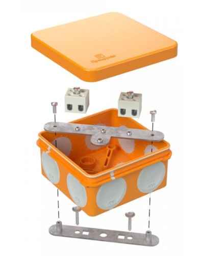 Коробка огнестойкая 80х80х40 (60-0210-FR2.5-6). Коробка огнестойкая для открытой установки. Промрукав в Керчи