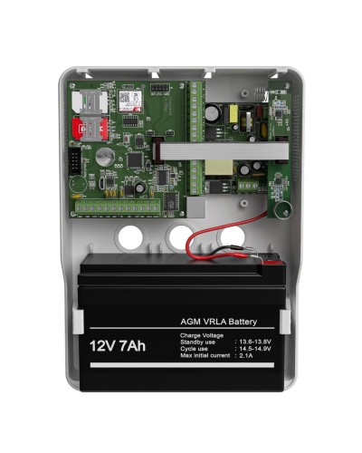 Mega v.5 LTE в корпусе (под АКБ 1,2-7 Ач с БРП 12V 2,5А). Панель охранная радиоканальная. Ритм в Керчи