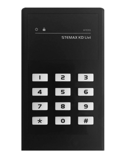 STEMAX KD Livi (черный). Беспроводная кнопочная кодовая панель. Стелс НПП в Керчи
